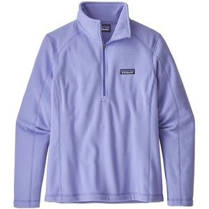 Patagonia Womens Micro D Quater Zip Purple S